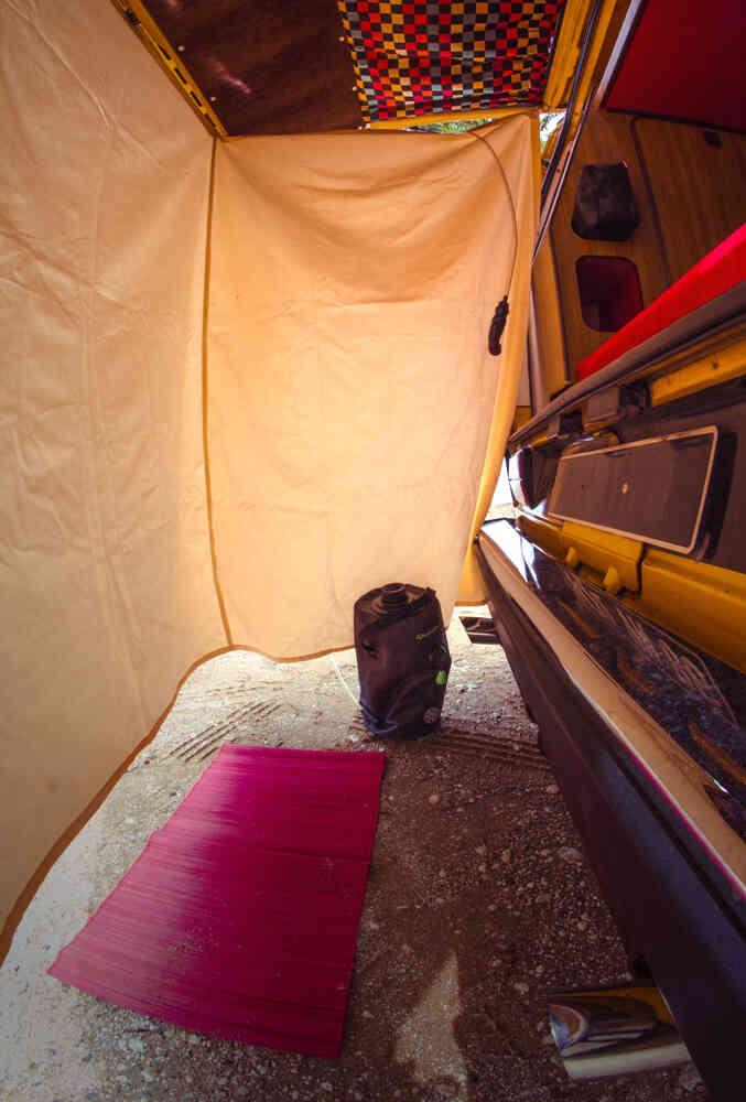 camping-car VOLKSWAGEN COMBI WESTFALIA T25 T3 AIRCOOLED 5 PLACES  intérieur / coin salon