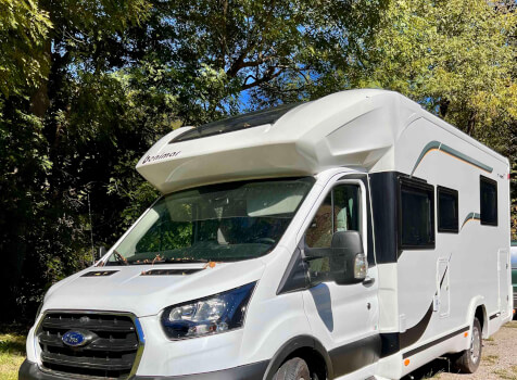 camping-car BENIMAR T495 UP  extérieur / latéral droit