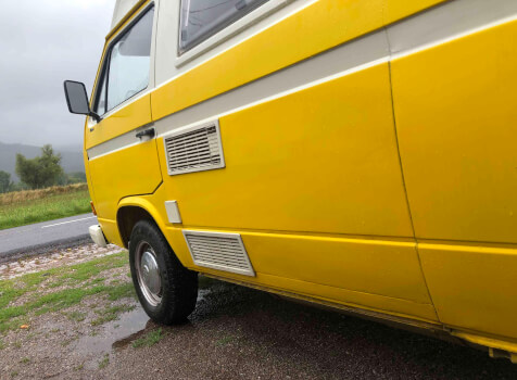 camping-car TRANSPORTER 3 VOLKSWAGEN   extérieur / latéral gauche