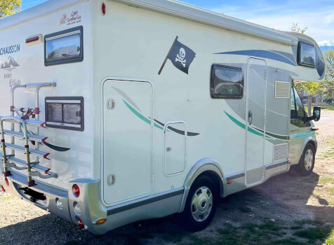 camping-car CHAUSSON FLASH 03  extérieur / latéral droit