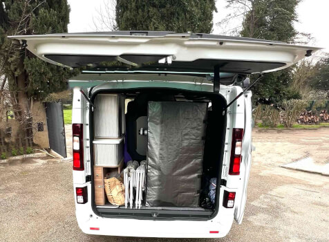 camping-car MINI CAMP BAVARIA  extérieur / arrière