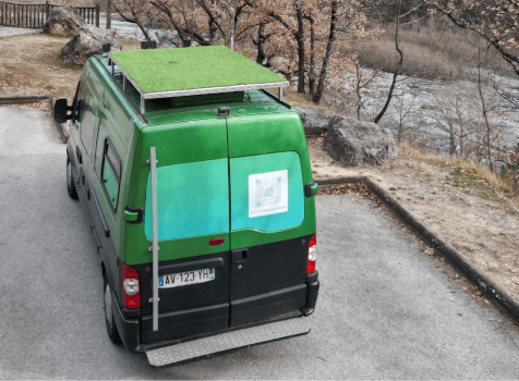 camping-car RENAULT MASTER  extérieur / arrière