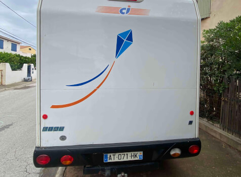 camping-car AUTOROLLER TRIGANO  extérieur / arrière