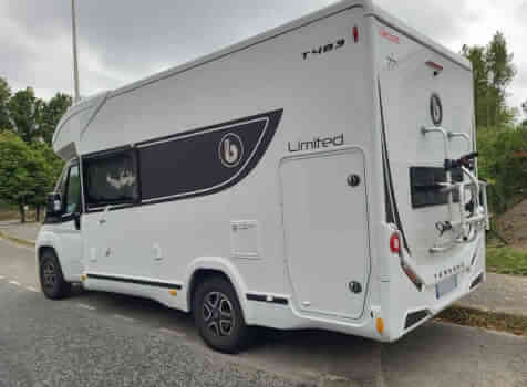 camping-car BENIMAR TESSORO 483   extérieur / latéral gauche