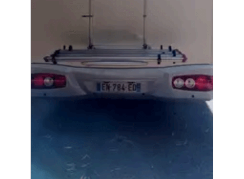 camping-car CHAUSSON FLASH 07  extérieur / arrière