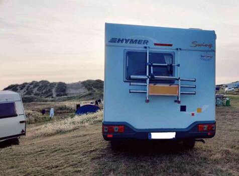 camping-car HYMER SWING  extérieur / arrière