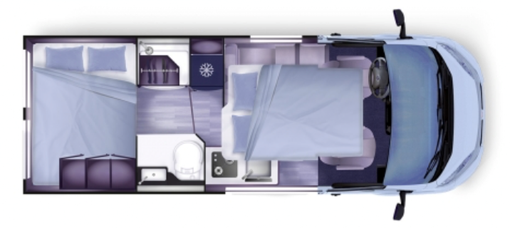 camping-car CAMPEREVE CAMPER VAN XL SAPHIR  extérieur / latéral gauche