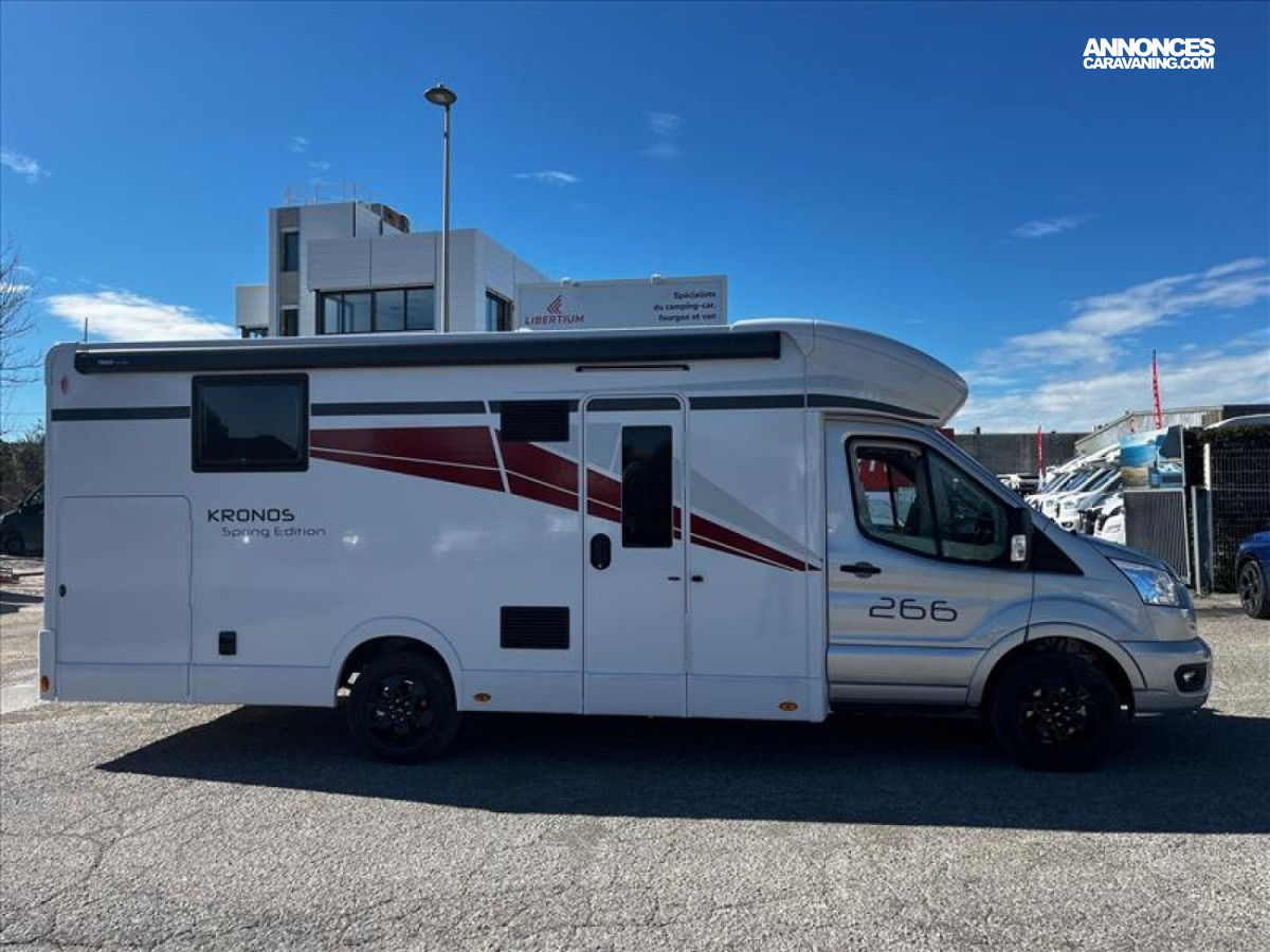 camping-car ROLLER TEAM KRONOS 266  extérieur / latéral gauche