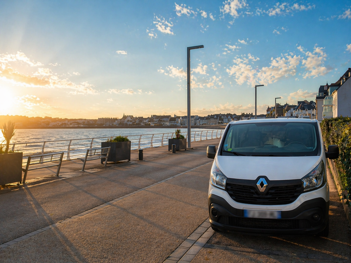 camping-car RENAULT TRAFIC  intérieur / salle de bain  et wc