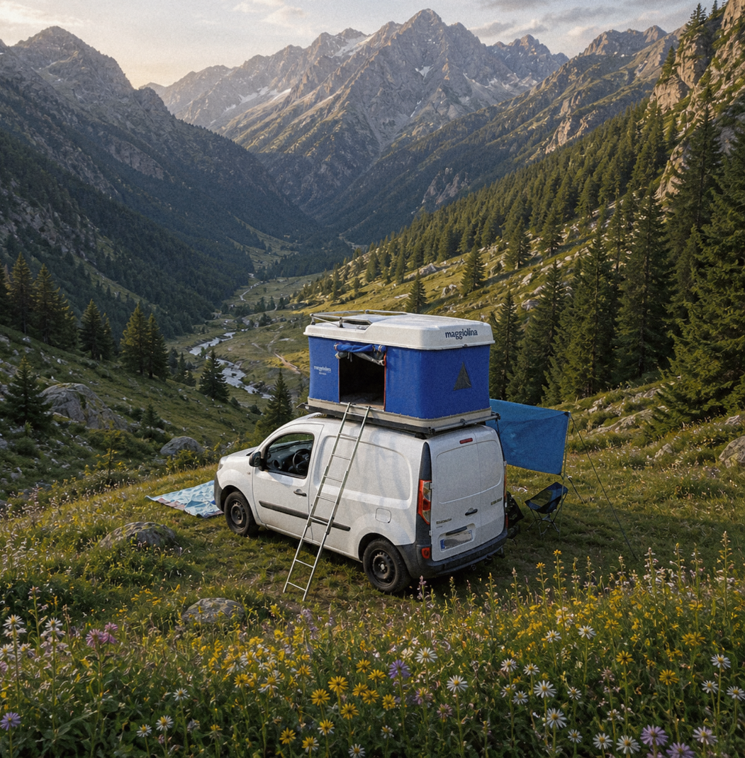 camping-car KANGOO   extérieur / face avant