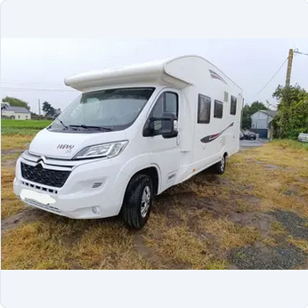 camping-car PLA HAPPY 395  extérieur / face avant