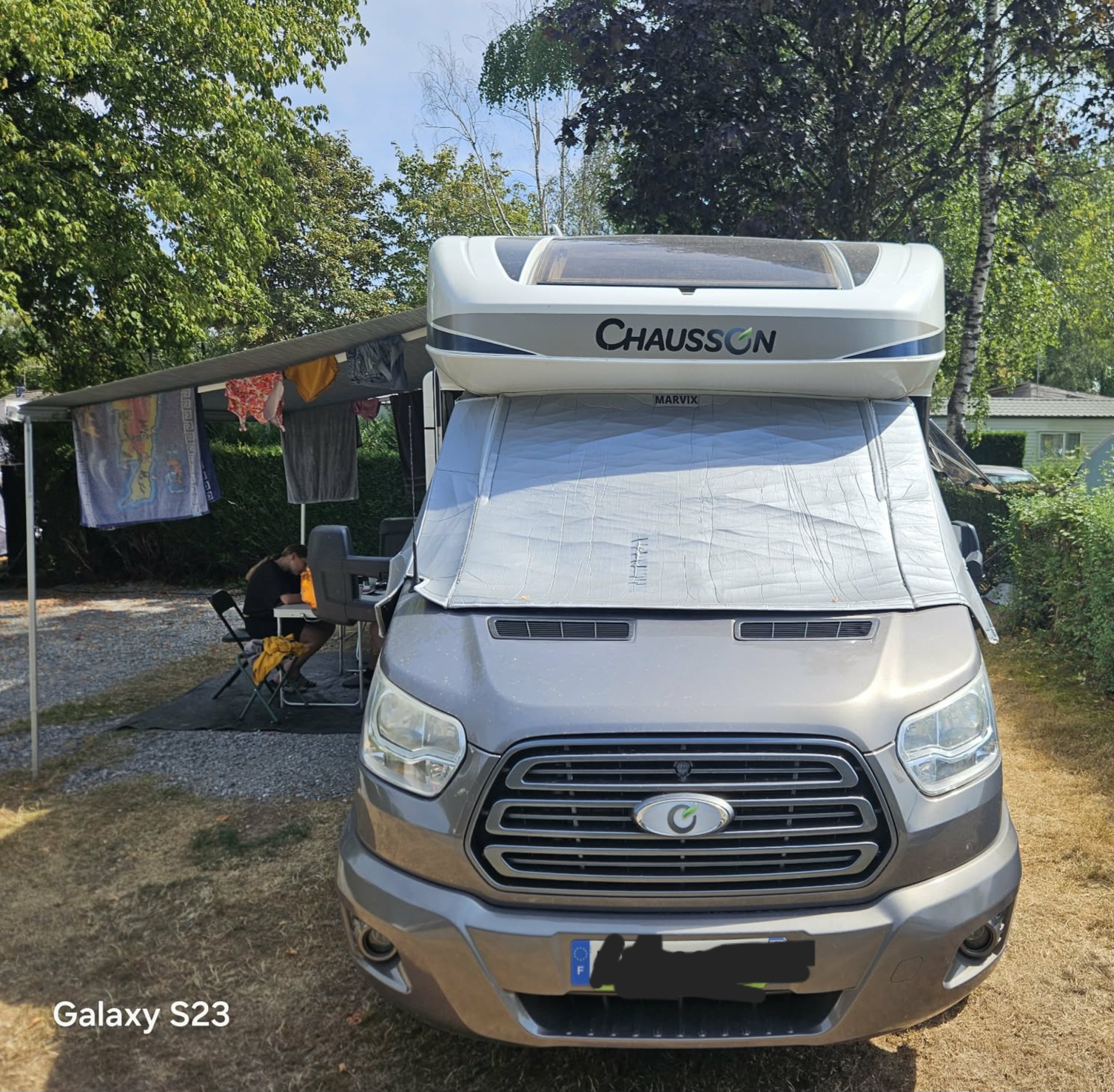 camping-car CHAUSSON WELCOME 728EB  extérieur / face avant