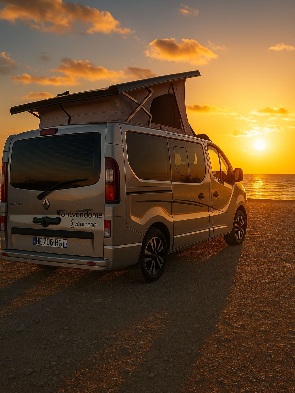 camping-car RENAULT TRAFIC  extérieur / latéral gauche