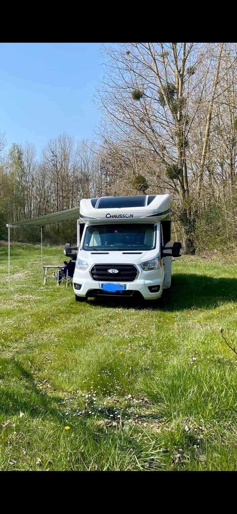 camping-car CHAUSSON 788 TITANIUM VIP  extérieur / latéral gauche