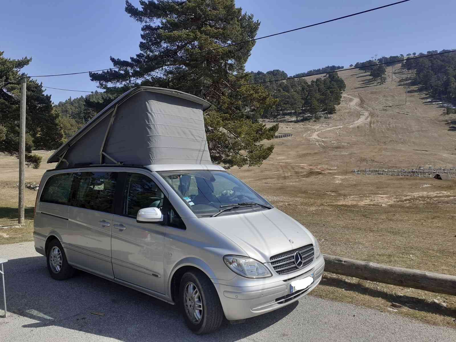camping-car MERCEDES VIANO  extérieur / latéral gauche